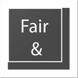 Fair and Square - Lovely T-Shirt Gift Posters and Art